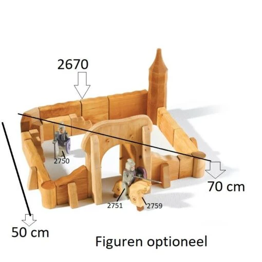 Ostheimer Kasteel Burcht 2670 -Speelgoed Kortingen Winkel image 1399