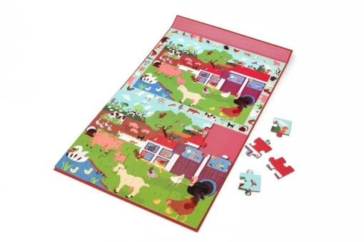 Scratch Magnetische Puzzel 2 In 1 Boerderij 48pcs -Speelgoed Kortingen Winkel image 1688