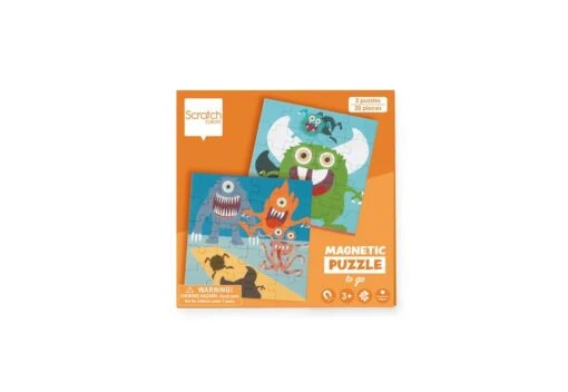 Scratch Magneet Puzzelboek Monsters -Speelgoed Kortingen Winkel image 1756