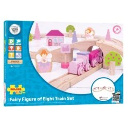 Bigjigs Houten Trein Set Roze 35-delig -Speelgoed Kortingen Winkel image 2524