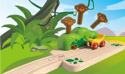 Hape Spoordeel Monkey Pop-Up Track -Speelgoed Kortingen Winkel image 2537