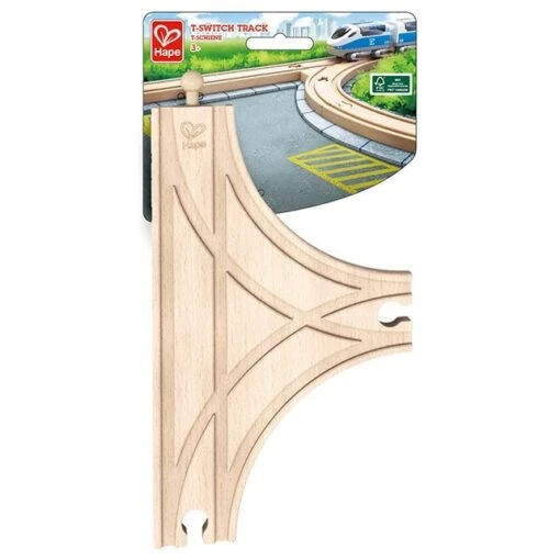 Hape Spoorbaan Uitbreiding T-Switch Track -Speelgoed Kortingen Winkel image 2551