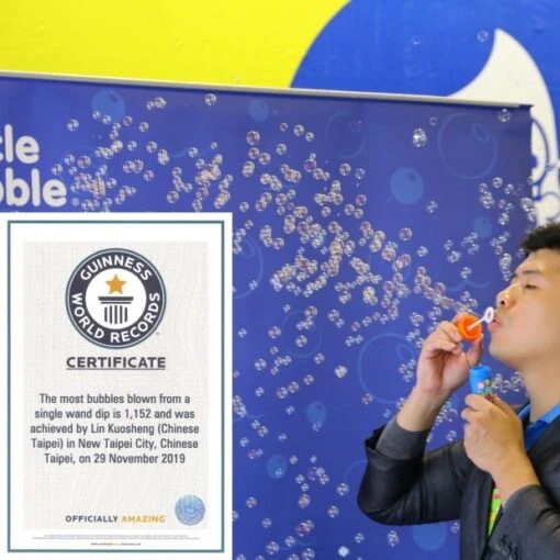 Uncle Bubble Bellenblaas Guinness World Record Set -Speelgoed Kortingen Winkel image 2867