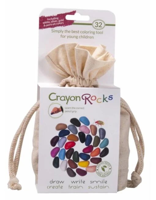 Crayon Rocks Krijtjes Van Sojawas In Katoenen Zakje 32-delig -Speelgoed Kortingen Winkel image 3188