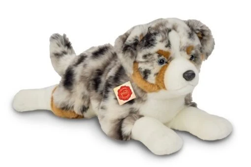 Hermann Teddy Knuffel Hond Australian Shepherd Liggend -Speelgoed Kortingen Winkel image 832